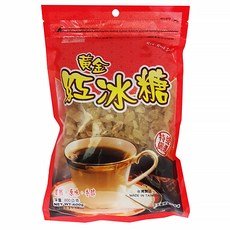 耆盛食品 黃金紅冰糖，原味香醇，適用調製咖啡及飲料和糖湯，烹調和滷製肉品, 600g, 1包
