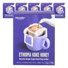 Mcnulty埃塞俄比亞可樂蜂蜜手衝咖啡, 8g, 7包, 6盒