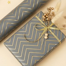 Good given Sevrun 紙捲包裝紙 10m, 灰色, 2個