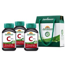 Jamieson 健美生 維生素C錠 1000, 3罐, 124.3g