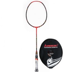 kawasaki 川崎 羽毛球拍火烈鳥S1, 1個, 紅色的