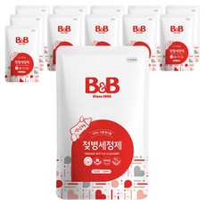 비앤비 젖병세정제 액상형 리필, 500ml, 12개