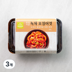 엠수산 녹차 오징어젓갈, 200g, 3개