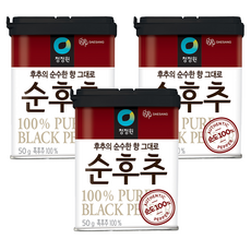 청정원 순후추, 50g, 3개