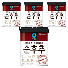청정원 순후추, 50g, 4개