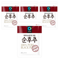 청정원 순후추, 200g, 4개