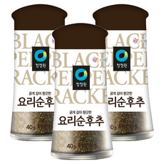 청정원 요리순후추, 40g, 3개