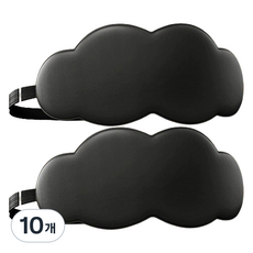 正月市集 雲朵睡眠眼罩 黑色, 1入, 10個