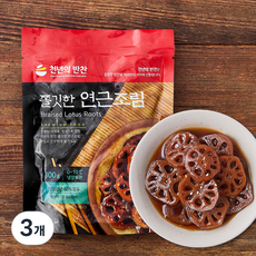 천년의반찬 연근조림, 300g, 3개
