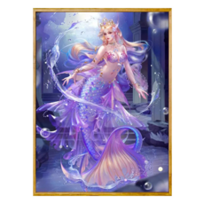 鑽石畫, 美人魚, 1個