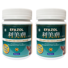 EFAZOL 利美膚 膚散劑，含EPA、DHA和卵磷脂，犬貓適用，100g, 皮膚/毛髮, 2罐