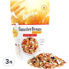 버니 햄스터 드림 엑스퍼트 배지터블 사료 20825, 500g, 3개
