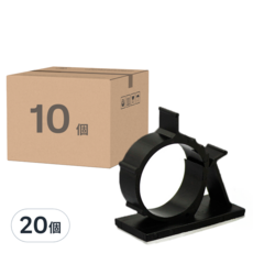 PowerSync 包爾星克 可調式固定座理線夾 ACLTTGL0H0, 20個, 黑色