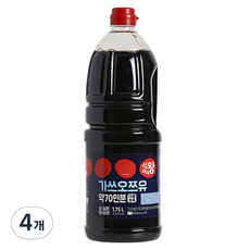 식자재왕 가쓰오풍쯔유, 1.75L, 4개