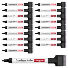 PENMAX 附擦白板筆 3支, 黑色