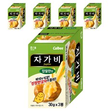 자가비 짭짤한 맛 3p, 90g, 5개