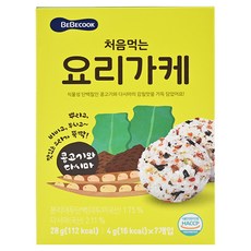 BEBECOOK 初食拌飯香鬆 牛肉蔬菜, 韓國產食材, 不含合成添加物, 4g, 1盒