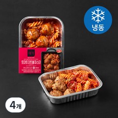 더미식 토마토 미트볼 파스타 (냉동), 292g, 4개