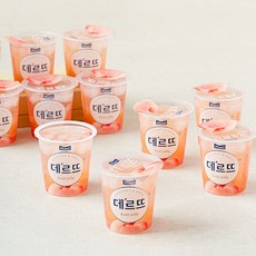 매일유업 데르뜨 백도젤리, 130g, 12개입, 1개