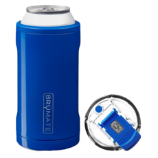 BRUMATE Trio 雙層真空飲料鋁罐保冰保溫杯, 適用12oz/16oz鋁罐, 寶藍色, 480ml, 1個