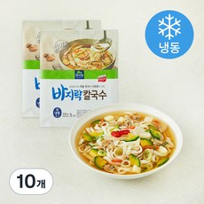 면사랑 바지락칼국수 1인분 (냉동), 332g, 10개