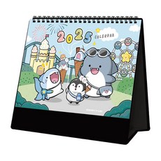 CCHING 青青文具 2025年 25K 三角桌曆, 鯊西米, 1本