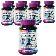 HOLIDAYS MSM 2000補充錠, 120顆, 8罐