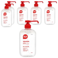 비앤비 액상형 젖병세정제 허브그린향, 600ml, 6개