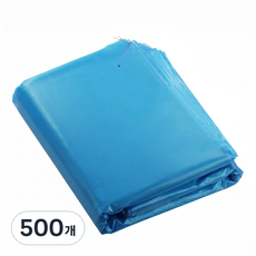 코멧 평판 쓰레기 비닐봉투 청색, 500개, 80L