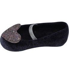 女童愛心平底冬季鞋