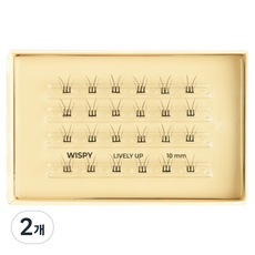 Ollio 免膠假睫毛單入 Wispy S, 2個, 黑色