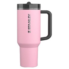 스탠리 MESSI X 퀜처 프로투어 플립 스트로 텀블러, 메시 고트 핑크, 1개, 1.18L