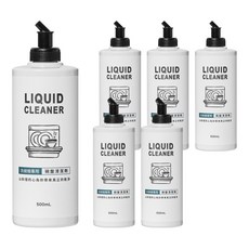 CHEF CLEAN 淨毒五郎 洗碗機專用碗盤清潔劑｜植物萃取、低泡沫、無香精、適用各品牌洗碗機, 500ml, 6瓶