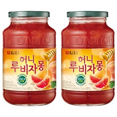 담터 허니 루비자몽, 1kg, 1개입, 2개