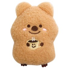 KiKi QUOKKA 蓬鬆暖暖包娃娃, 咖啡 Kiki 棕色, 12cm, 1個