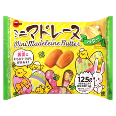 BOURBON 北日本 瑪德蓮蛋糕 奶油風味, 125g, 1袋