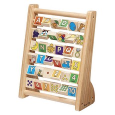 Melissa&Doug 瑪莉莎 益智 英文數字翻轉學習架, 1個