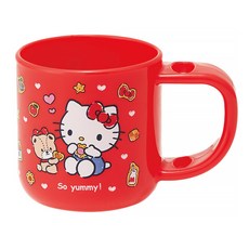 Skater KTB1 180ML兒童漱口杯 不含牙刷, 凱蒂貓 紅色, 1個