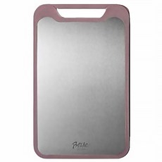 Beihe 貝合 多功能304不鏽鋼雙面砧板 40 x 25cm 粉色 生熟食分開處理 避免交叉污染, 1個