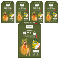 YEJIMIIN 玥之美人 艾草熱敷墊 5次入, 5盒