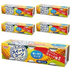 HOKO 寶幸 超甜玉米罐 3入組, 使用超級甜玉米品種, 100g, 15罐