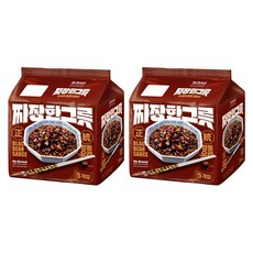 韓式炸醬拉麵 Set 5包, 正宗韓式美味, 麵條滑嫩有嚼勁, 10包