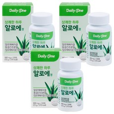 데일리원 상쾌한 하루 알로에 정, 72g, 3개