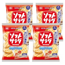 龜田製菓 Soft Salad 沙拉味米果 10包, 145g, 4組