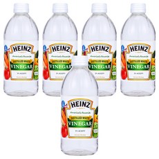 HEINZ 亨氏 蒸餾白醋, 473ml, 5個