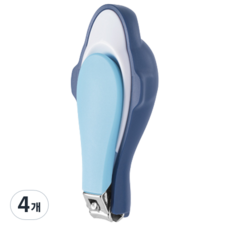 포마미케어 유아용 부드러운 손톱깍이, 블루, 4개