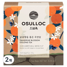 OSULLOC 懷抱柑橘花香的烏棗茶, 3片, 2個