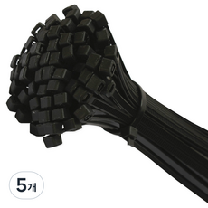 칼론 케이블 타이 블랙 150mm KR-CTM 100p, 5개