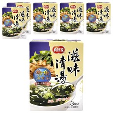 真好家 柴魚海帶嫩芽湯 (即食湯品、沖泡湯、海帶湯), 6包, 4.5g