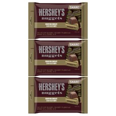 HERSHEY'S 好時 Nuggets絲滑牛奶巧克力, 159g, 3袋